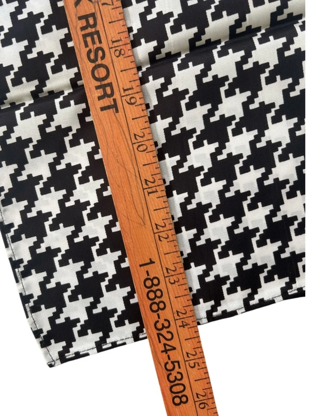 Black & White Houndstooth Scarf